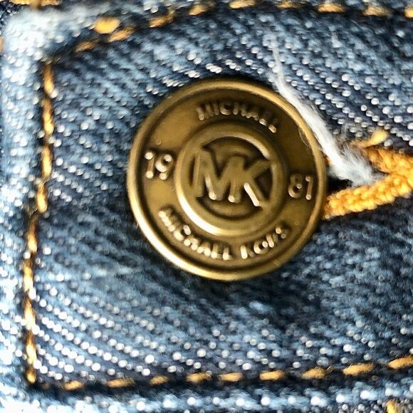 Michael Kors Mid Rise Bootcut Jeans in Dark Blue Women’s 14 - Picture 4 of 10